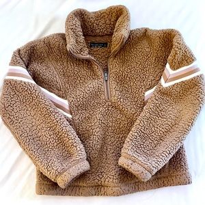 Abercrombie soft AF teddy fleece